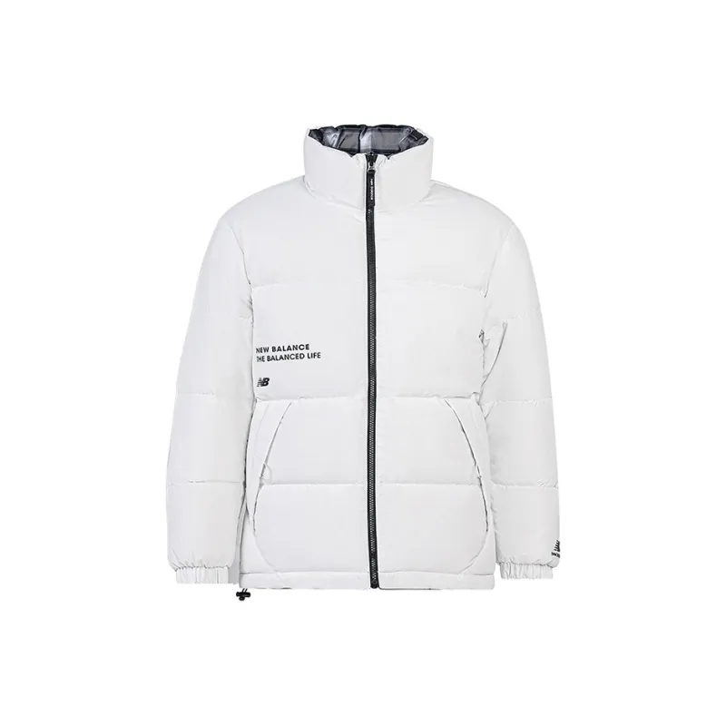 New Balance Down Jackets Unisex Ivory White-0