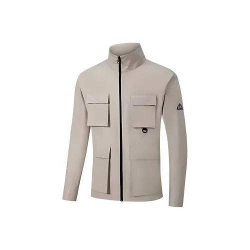 361° Water Resistant Wear Resistant Windproof And Rainproof Windbreaker strukturierter River Men's Laurel Leaf Gray Green