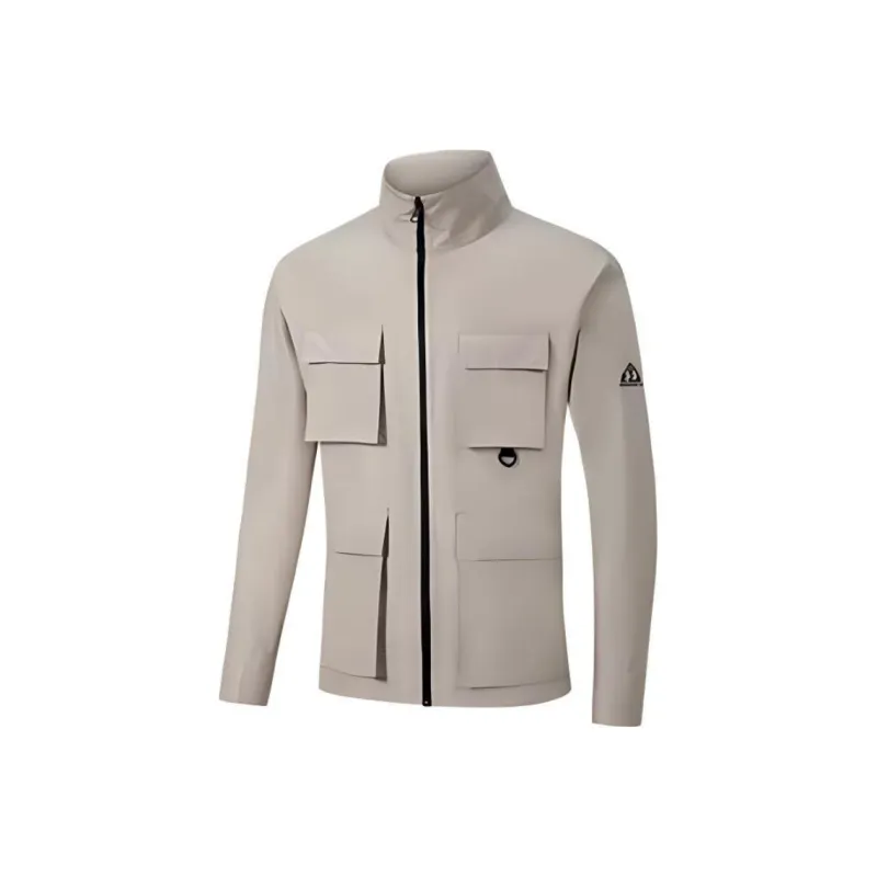 361° Water Resistant Wear Resistant Windproof And Rainproof Windbreaker Jacket Men's Laurel Leaf Gray Green-0
