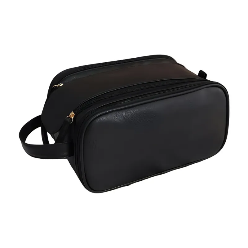 LETOO Leather Patchwork With TPU Makeup Bag Women's Multicolor-6