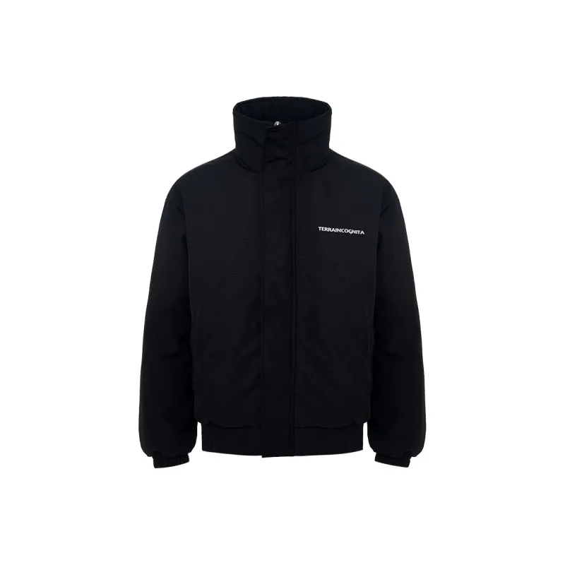 TERRA INCOGNITA FW22 Solid Color Stand Collar Loose Fit Thickened Puffer Jacket Unisex-2