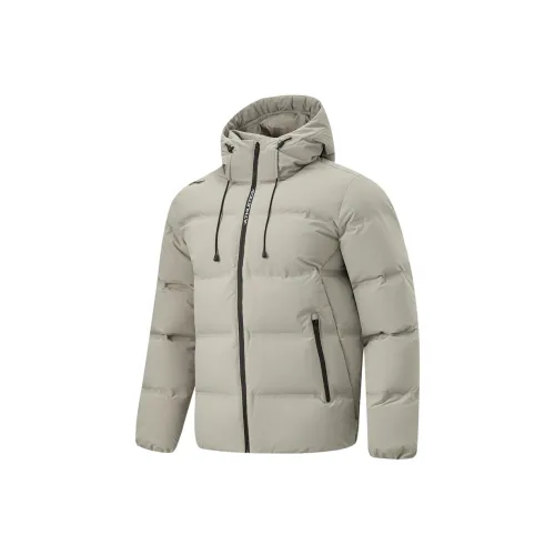 LiNing Hot Pot Down Collection Fitness Collection Down Jacket Men's Rock Ridge Gray