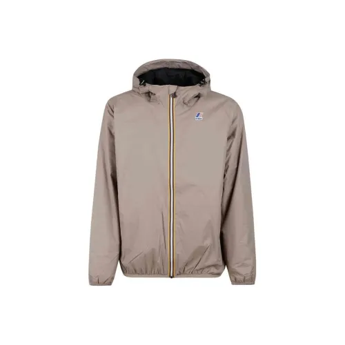 K WAY Logo print Hooded Jacket