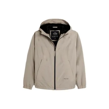 Hollister Jackets Men Brown Yellow