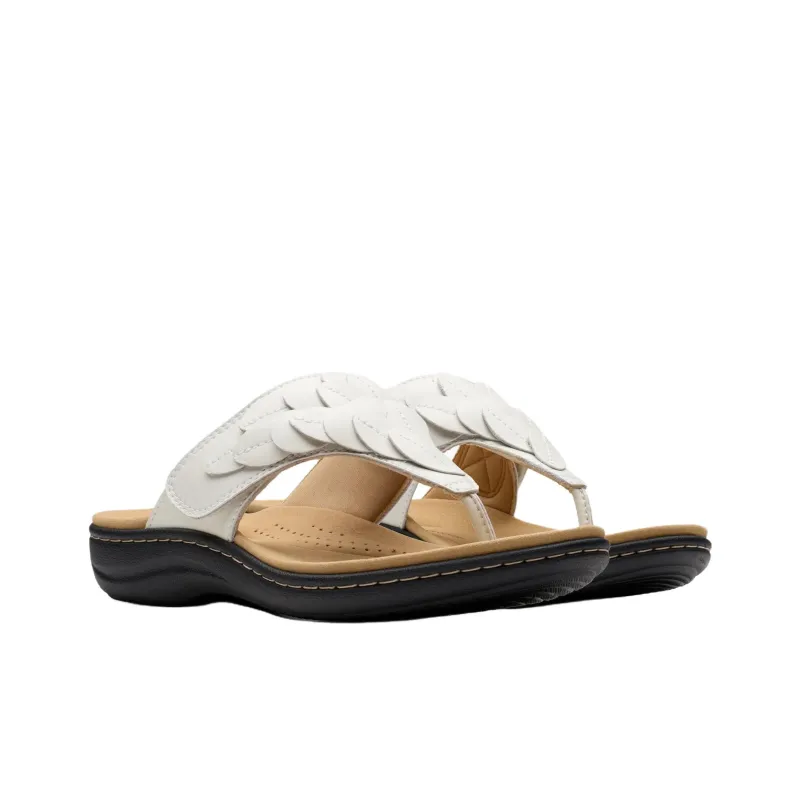 Clarks Abrasion Resistant Flip Flops Women's Ecru-2