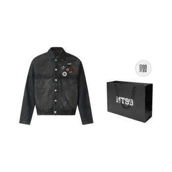 MT99 Jackets Coats Unisex Dirty Vintage Blue