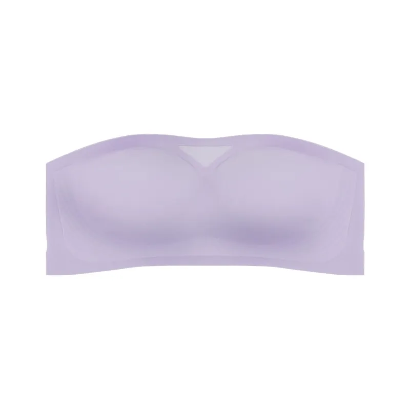 GORRENNO Strapless Bra Women's Milk White-29