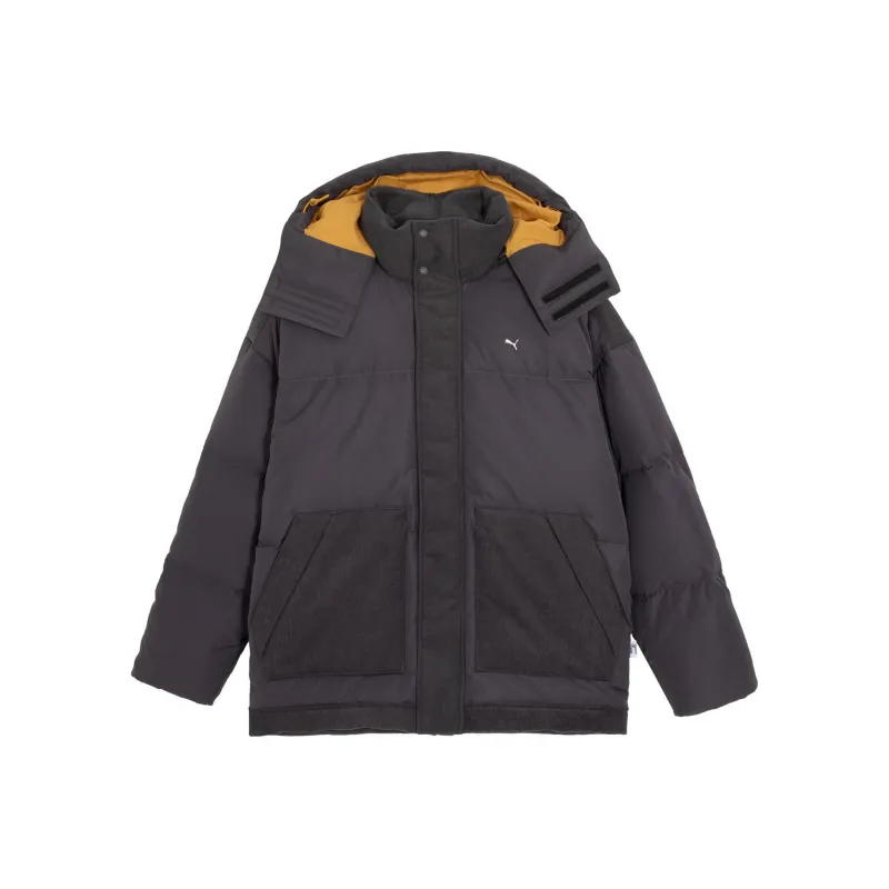 PUMA MMQ Down Jackets Unisex Charcoal Black-0