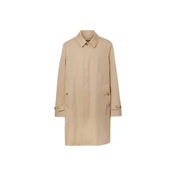Burberry Cotton Gabardine Car Coat