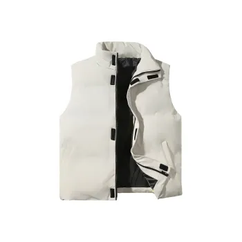 ZMOH Vest Unisex Warm Sand White