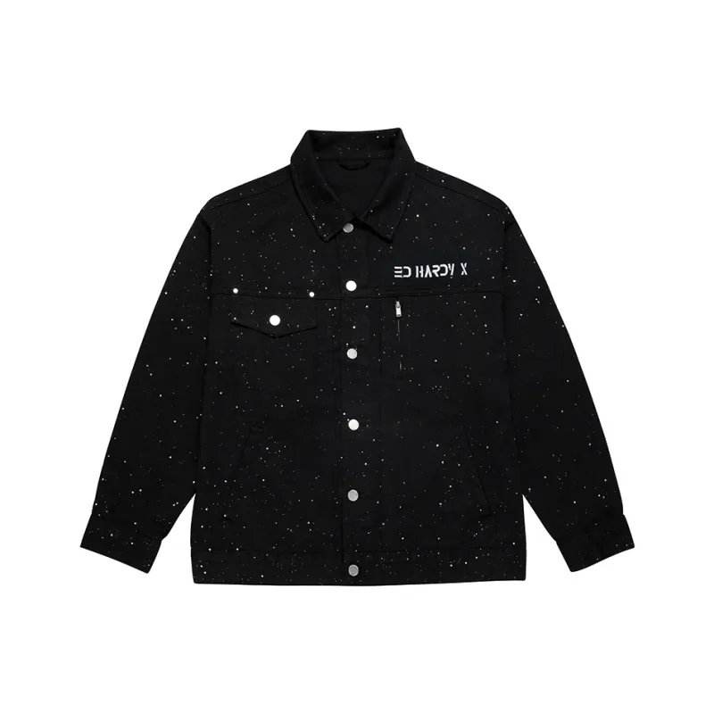 ED HARDY X Denim Jackets Unisex-0