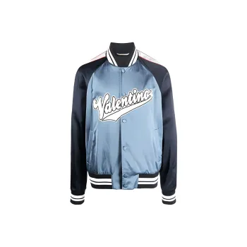 Valentino Bomber Jacket With Embroidered Patch