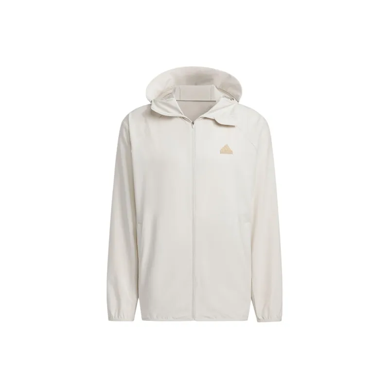 Adidas V LT WVN JKT Jackets Coats Unisex White-0