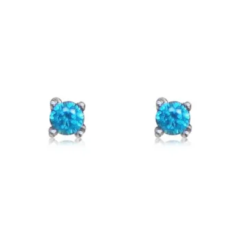 KwOnline S925 Silver Stud Earrings Unisex