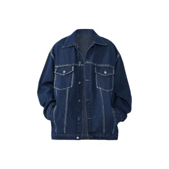 Poshbrain Denim Jacket Unisex Green
