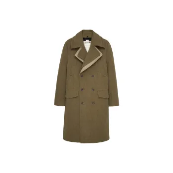 ZARA Coats Men Khaki