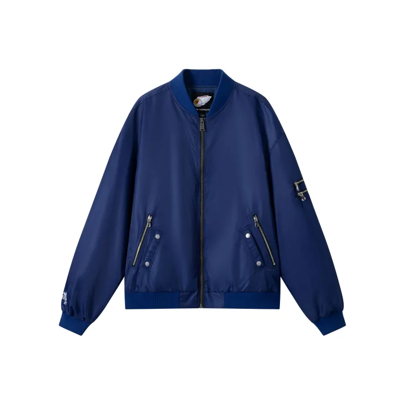 JEFF HAMILTON Jacket Unisex Navy Blue-0