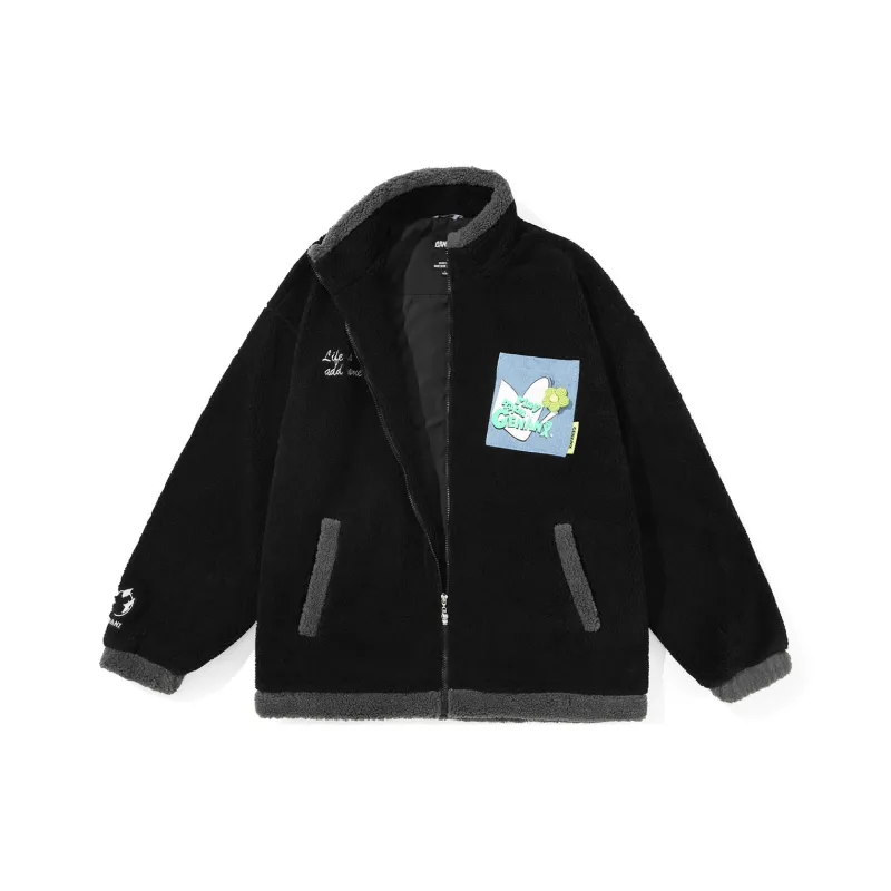 GENANX Loose Fit Thickened Jacket Unisex-3