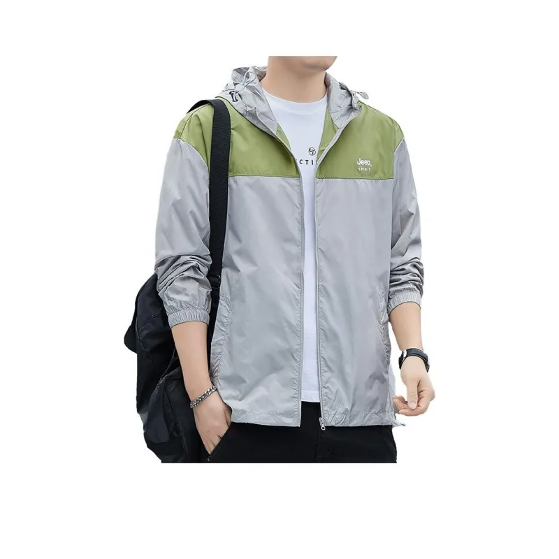 JEEP SPIRIT SS24 Breathable UV Protection Sun Protection Clothing Men's-4