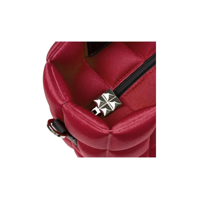 BPRIME Oxford Tote Bag, Shopping Bag, Shoulder Bag, Handbag Small Size Women's Red-3
