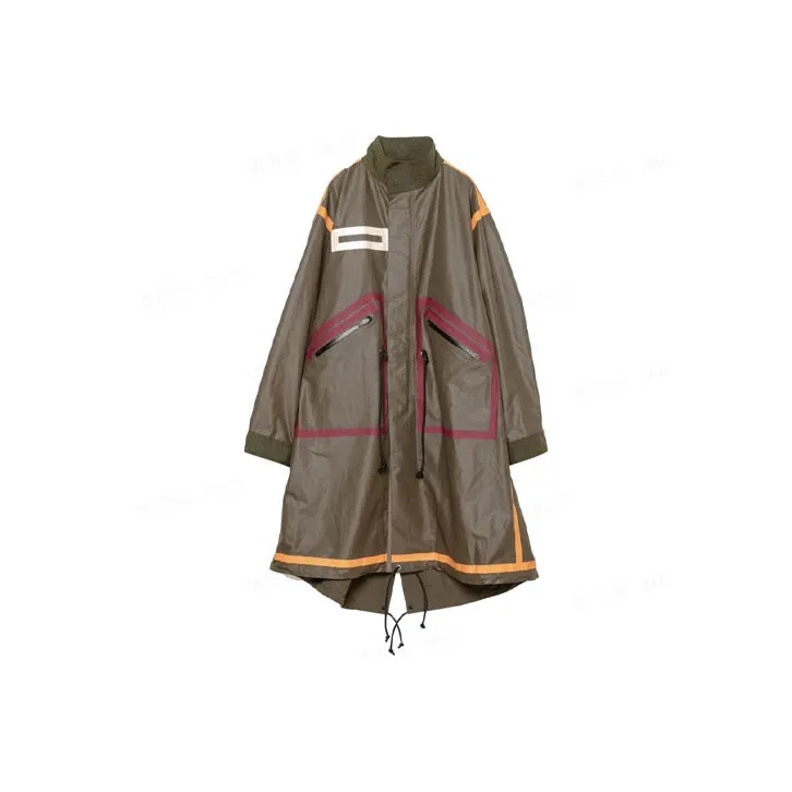 Clot X Sacai Coats Men Umber-0