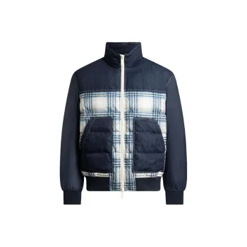ARMANI EXCHANGEAE FW23 Down Jacket Men's Denim Blue