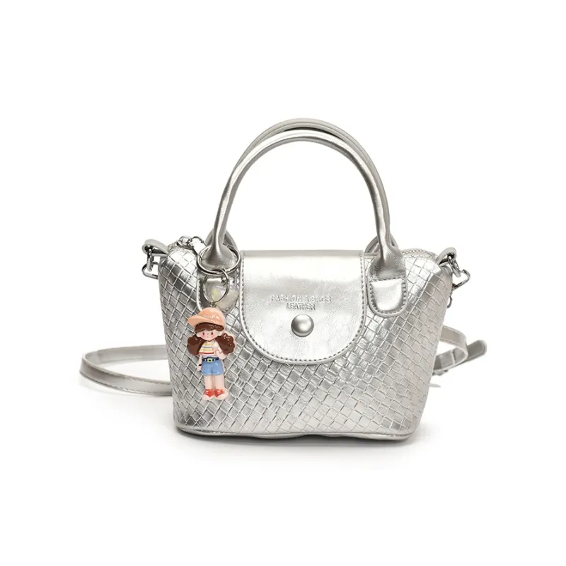 Yalu PU Handbag Regular Women's Light Blue/Yellow/Black/Silver/Ecru-22