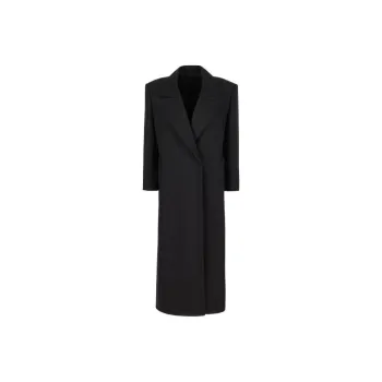 Valentino Coats Men Black