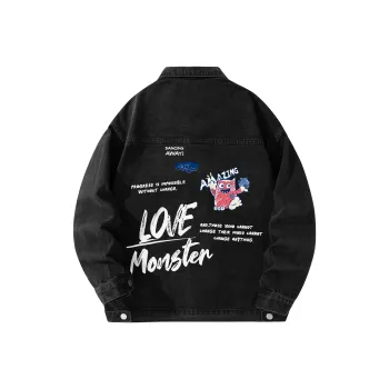 Love Monster Denim Jacket Unisex