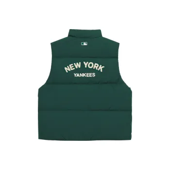 MLB MLB Preppy Style Collection New York Yankees 24FW Down Vests Unisex Dark Green