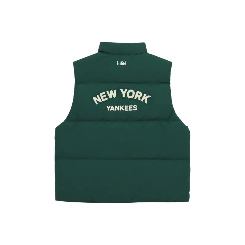 MLB MLB Preppy Style Collection New York Yankees 24FW Down Vests Unisex Dark Green-0