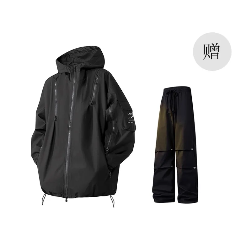 Lafetto Waterproof And Windproof Windbreaker Jacket Unisex-13