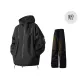 Black (Black Windbreaker Jacket+Black Pants)