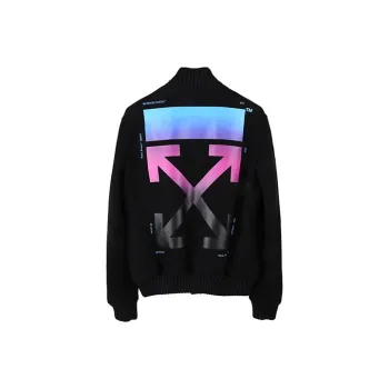 OFF WHITE FW19 Baseball Jacket Men's Black