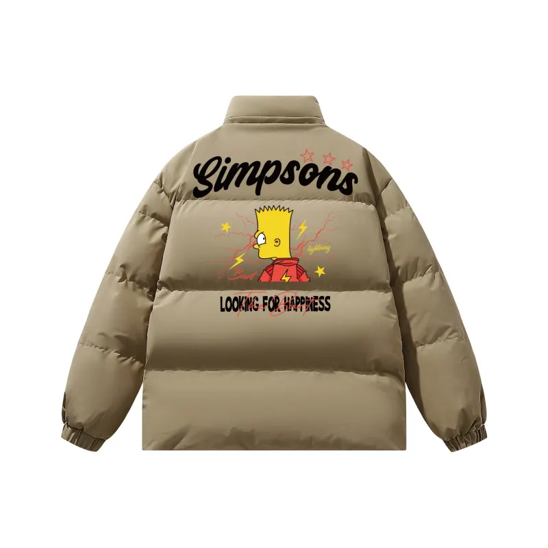 The Simpsons Puffer Jacket Unisex-9