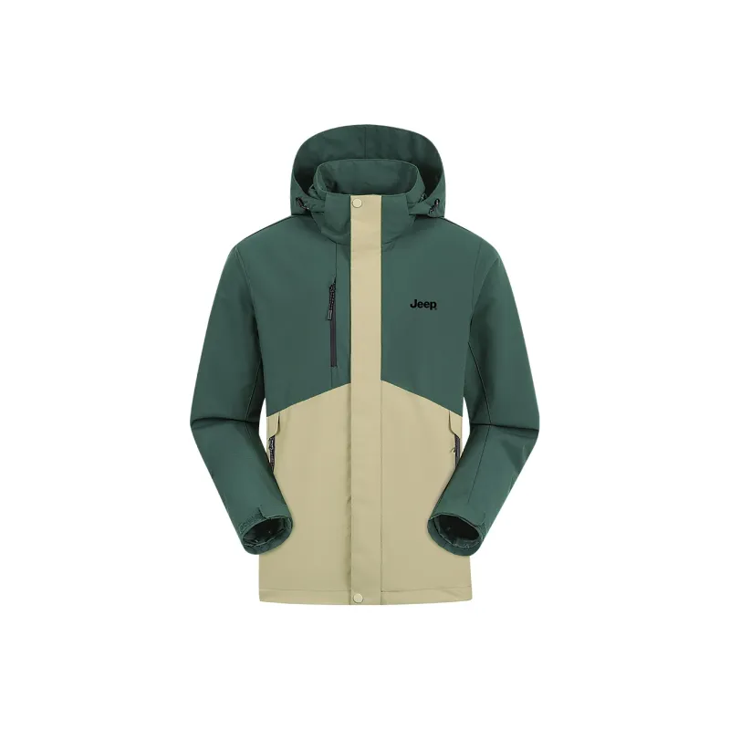Jeep Windbreaker Jacket Trench Coat Unisex-14