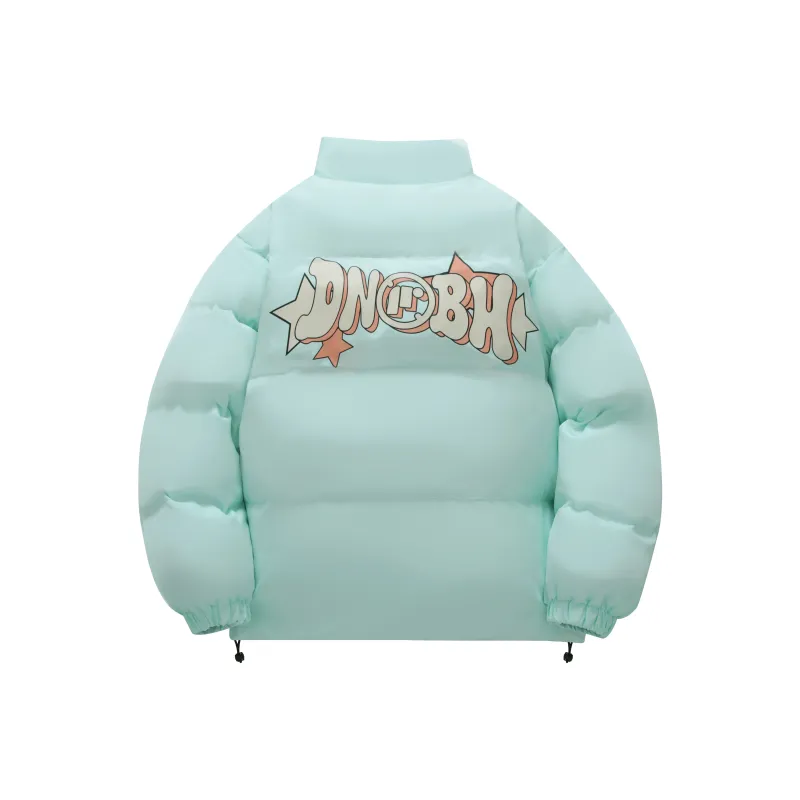 DNBH Puffer Jacket Mid Length Coat Unisex Multiple Colors-11