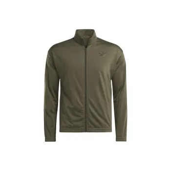 Reebok Identity Vector Knit Track Jacket Jackets Coats Unisex Army Green