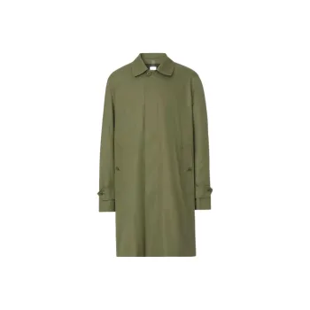 Burberry Coats Men Olive