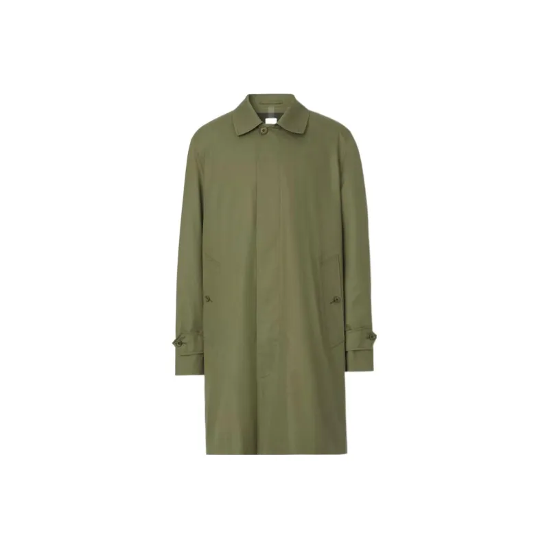 Burberry Coats Men Olive-0