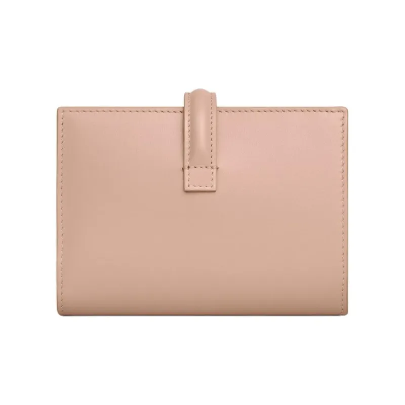 CELINE Calfskin Wallet Women's Soft Peach Powder-2