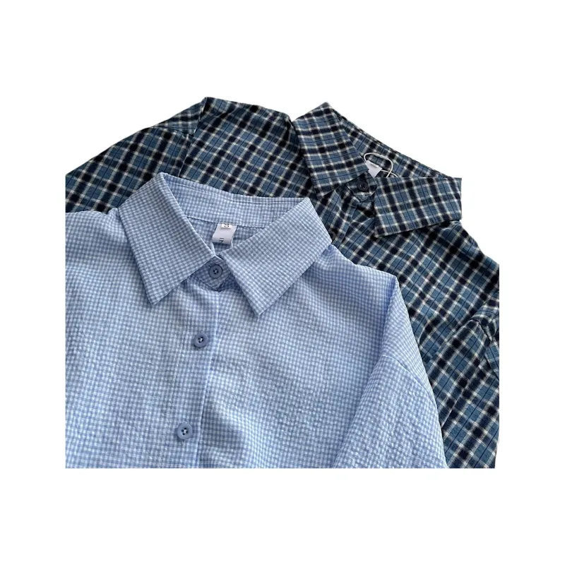 Udon House Skirt Set Women's Blue-3