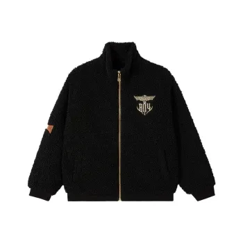 Boy London FW23 Velvet feel Coat Unisex Black