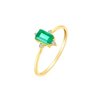 SEAZA Natural 18K Gold Rings Unisex