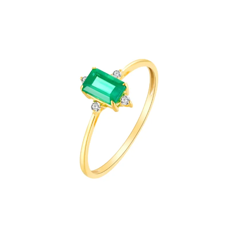 SEAZA Natural 18K Gold Rings Unisex-0