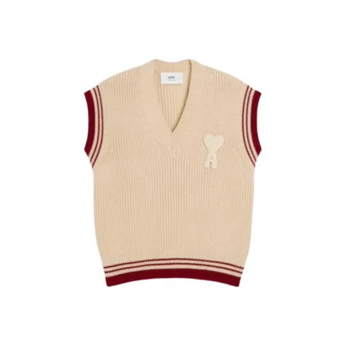 AMIPARIS Paris Ami De Coeur V Neck Knitted Vest