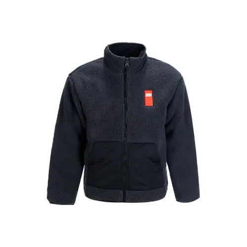 ANTA Sports Life Collection Velvet Jackets Men Koala Gray