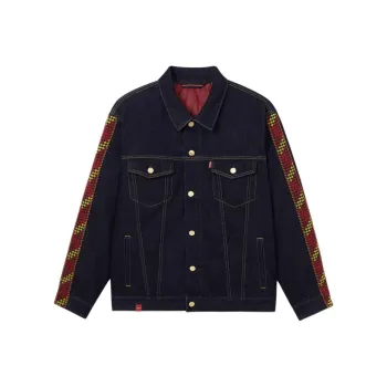 Levis CNY Denim Jackets Men Denim Blue