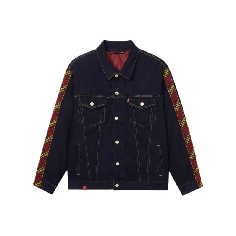 Levis CNY Denim Jackets Men Denim Blue-0