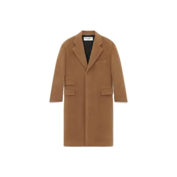 SAINT LAURENT Coats Coat Men's Brown